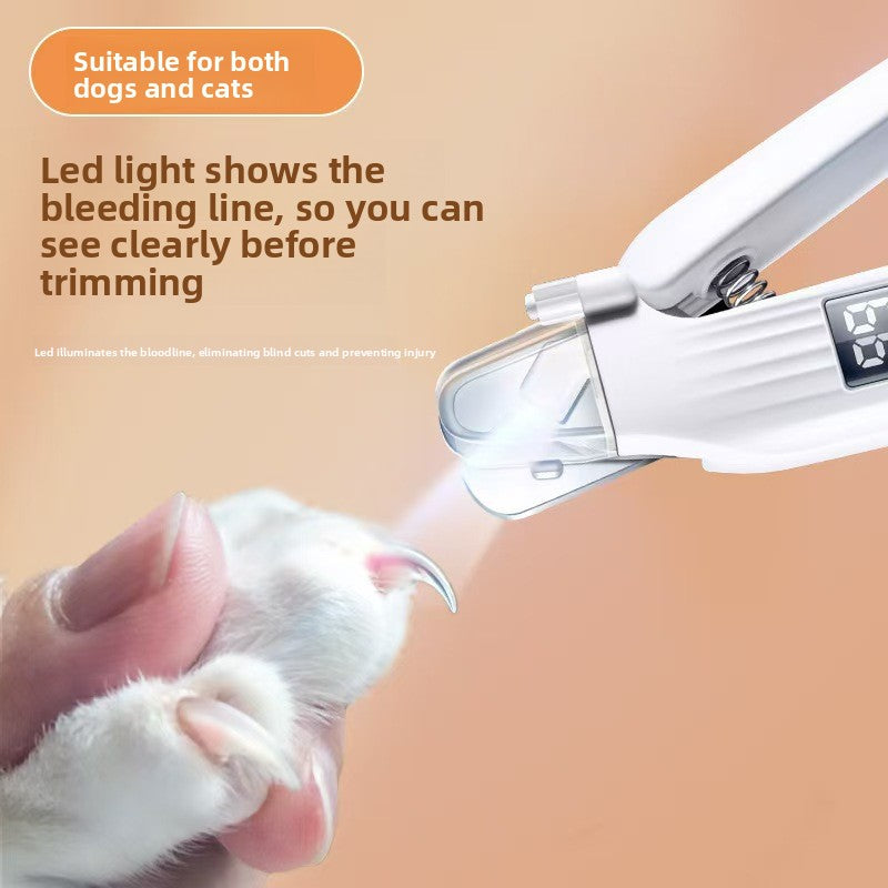 2-in-1 Cordless Pet Nail Clipper and Grinder with USB Charging