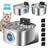 Automatic Sensor Pet Water Fountain with Stainless Steel Design and Type-C Charging