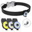 LED pet safety light with adjustable silicone strap for collars, product image 2