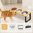 Wooden Pet Feeding Bowl Rack with Cervical Support