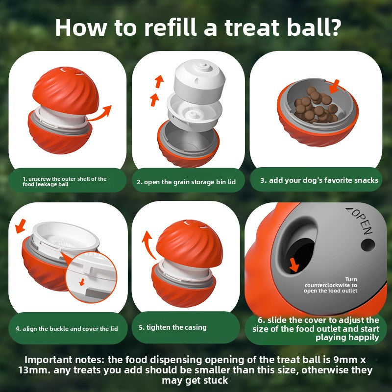 Electric treat dispensing dog ball interactive toy from Pet Royale, photo 4 of 27