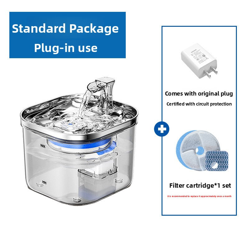 Automatic Pet Water Fountain with Filtration System
