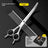 Stainless steel pet grooming scissors with comb and care kit