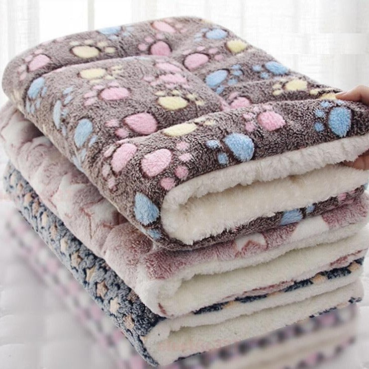 Cotton linen pet bed mat for dogs and cats, main product photo