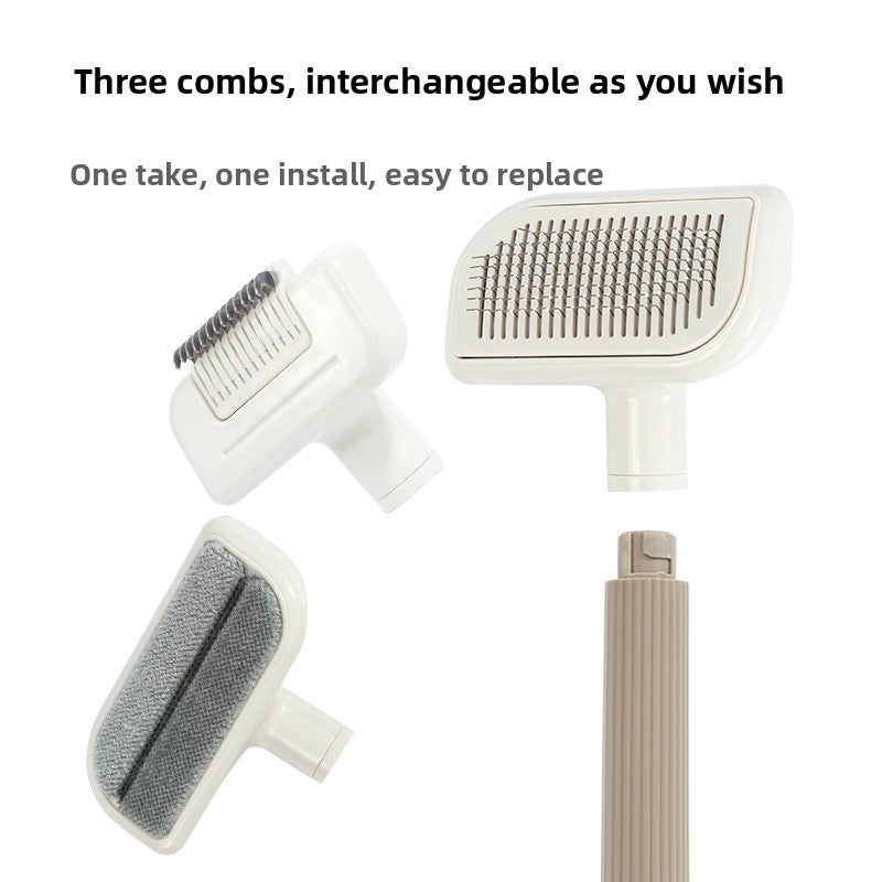 3-in-1 Pet Grooming Tool for Dogs and Cats, Brush and Hair Remover