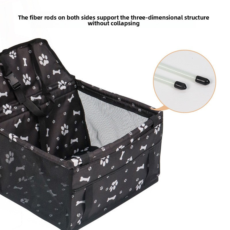 Foldable breathable pet carrier bag with mesh panels, photo 4 of 7