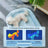 Ocean blue cooling bead mat for cats and small dogs, photo 4