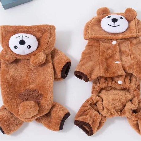 Coral fleece animal costume for dogs and cats, available in 7 styles, image 4
