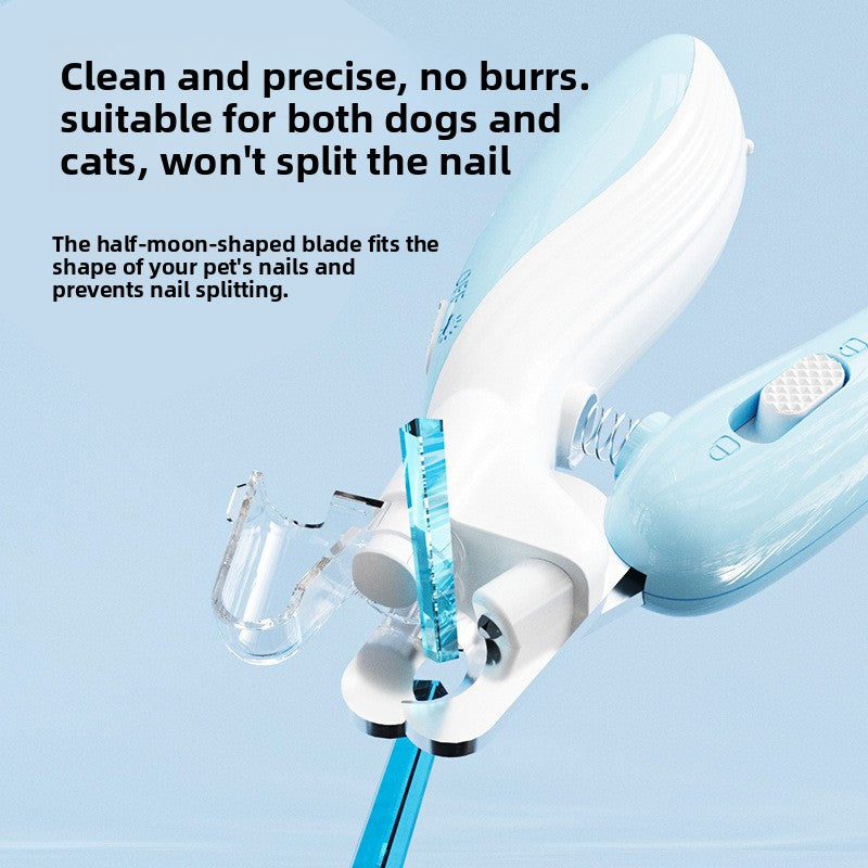 LED Pet Nail Clipper and Grinder with Light