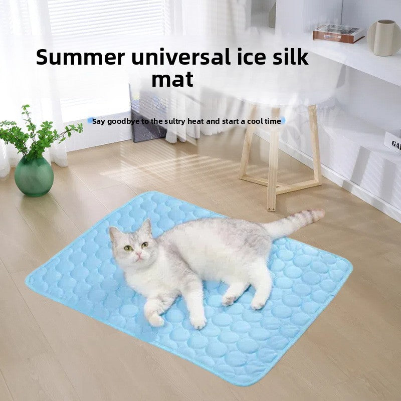 Ice silk cooling mat for dogs and cats, main product photo