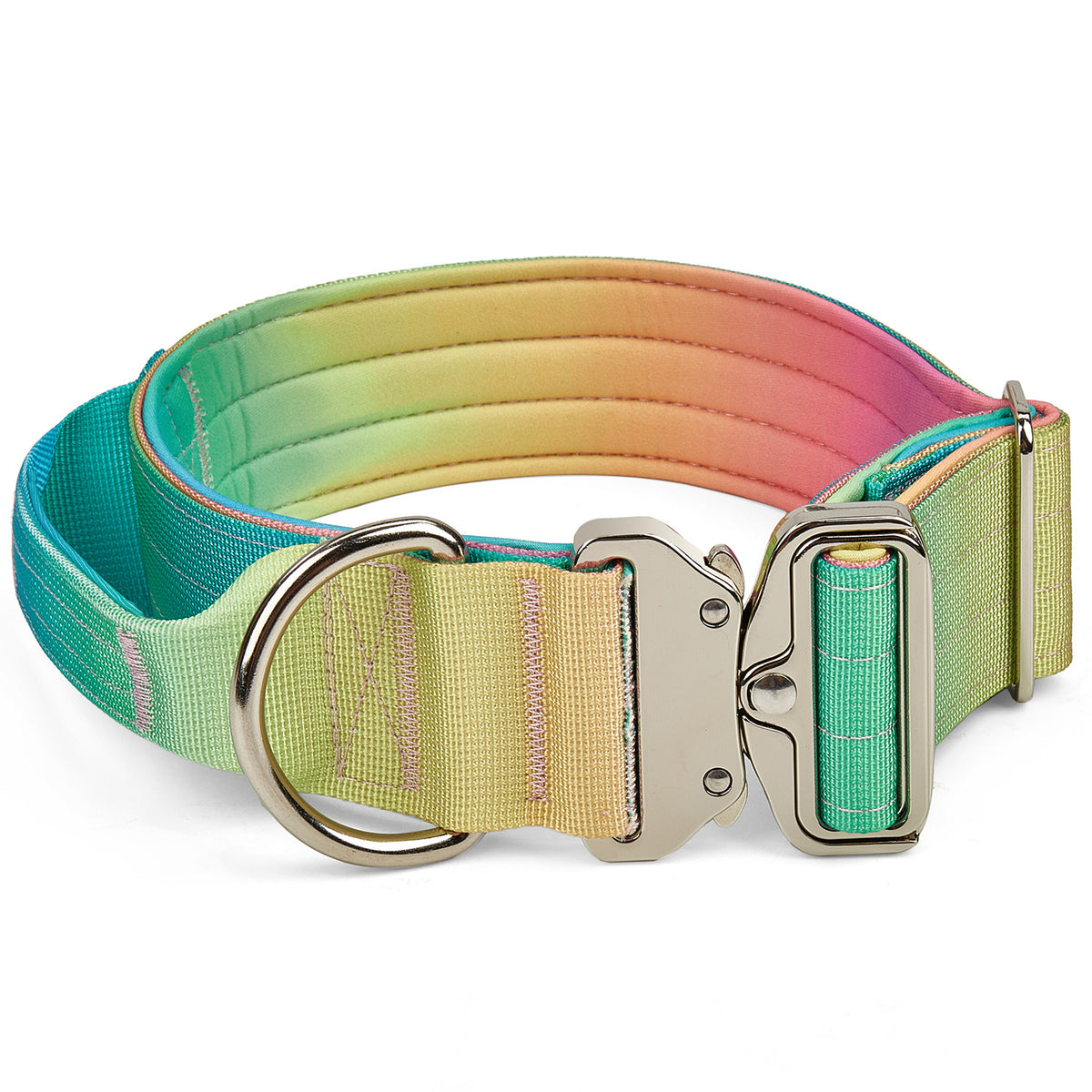Gradient dog collar and lead, available from Pet Royale UK