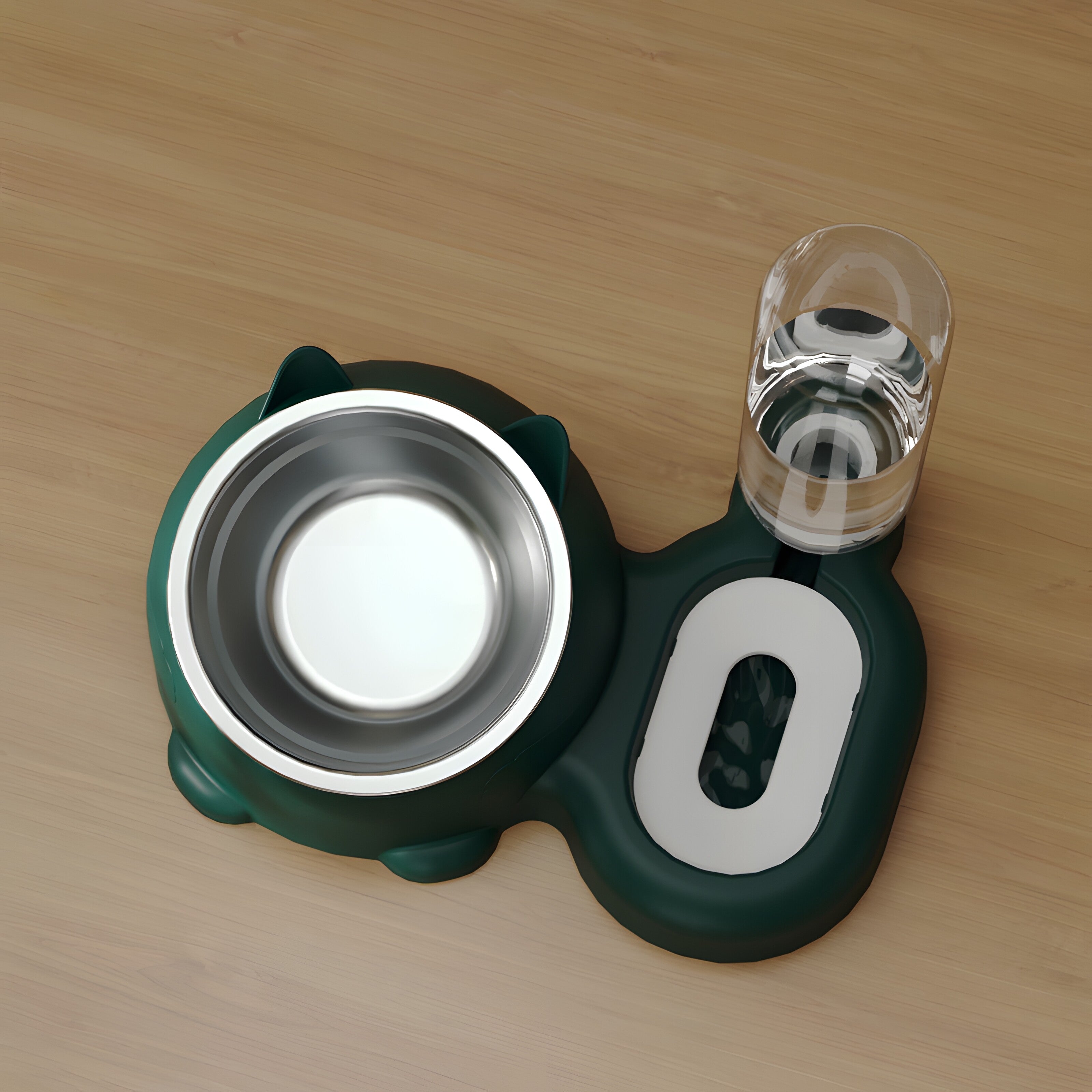 Gravity refill pet food and water bowl set, photo 9 of 13