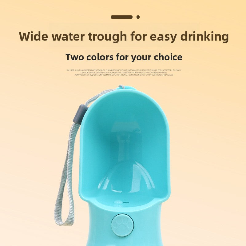 Portable Pet Water Bottle with Food Storage