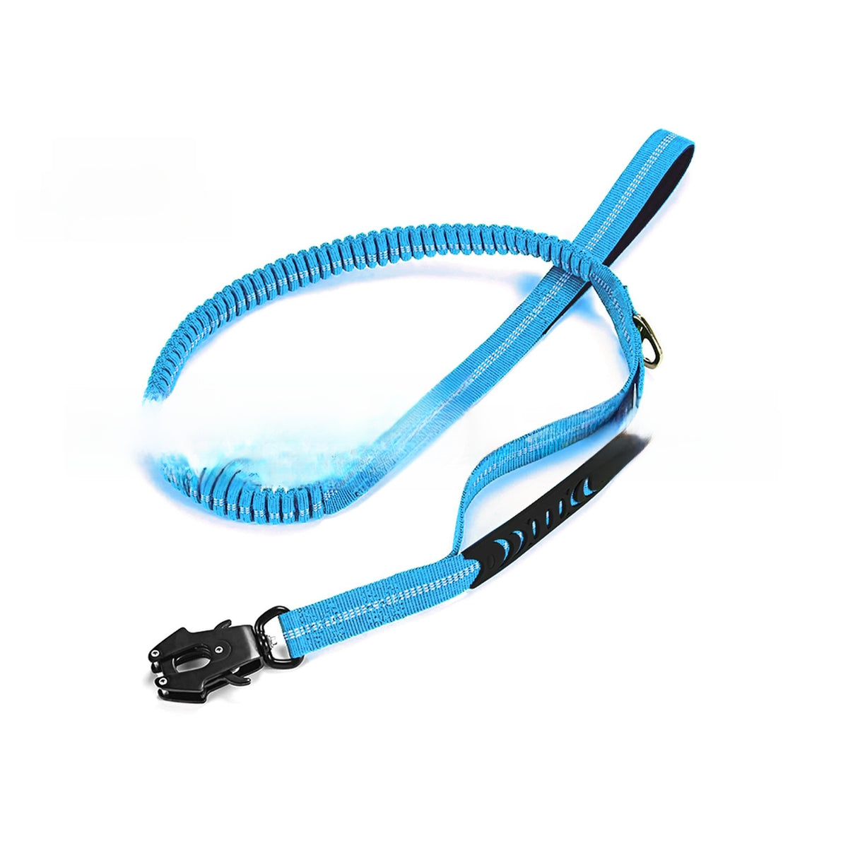 Padded handle nylon lead for large dogs, close-up detail view