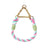 Pastel woven dog collars with gold buckles in many colours