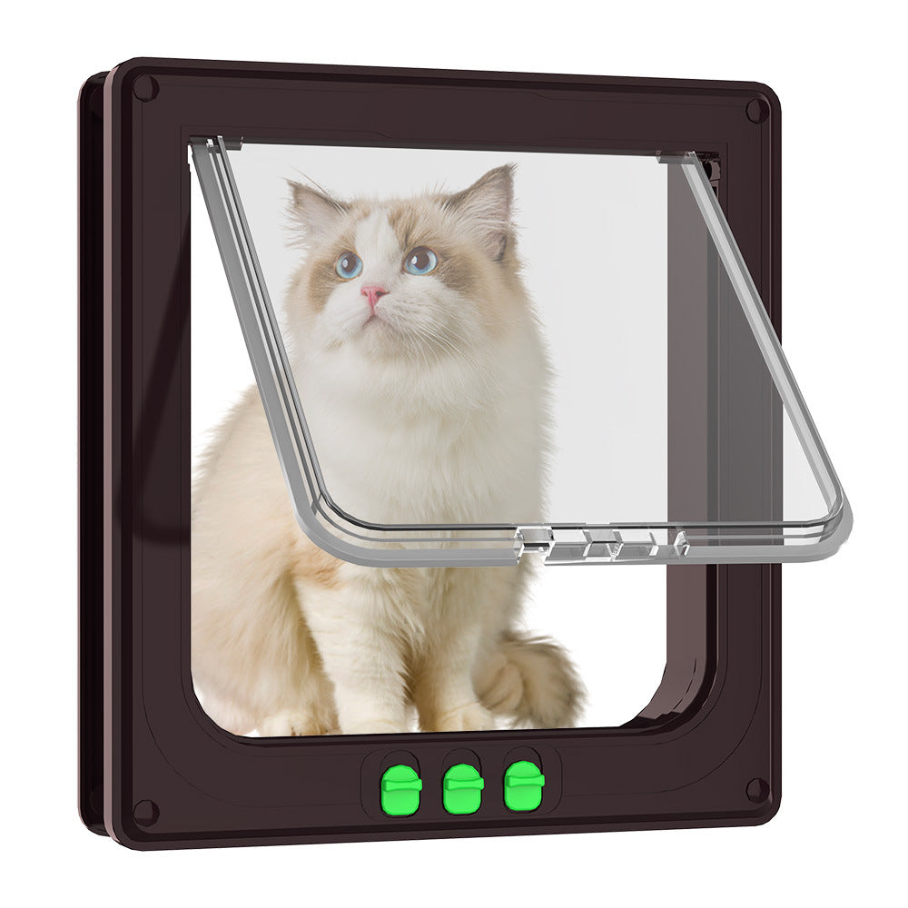 ABS cat and dog flap door in Brown, size Large
