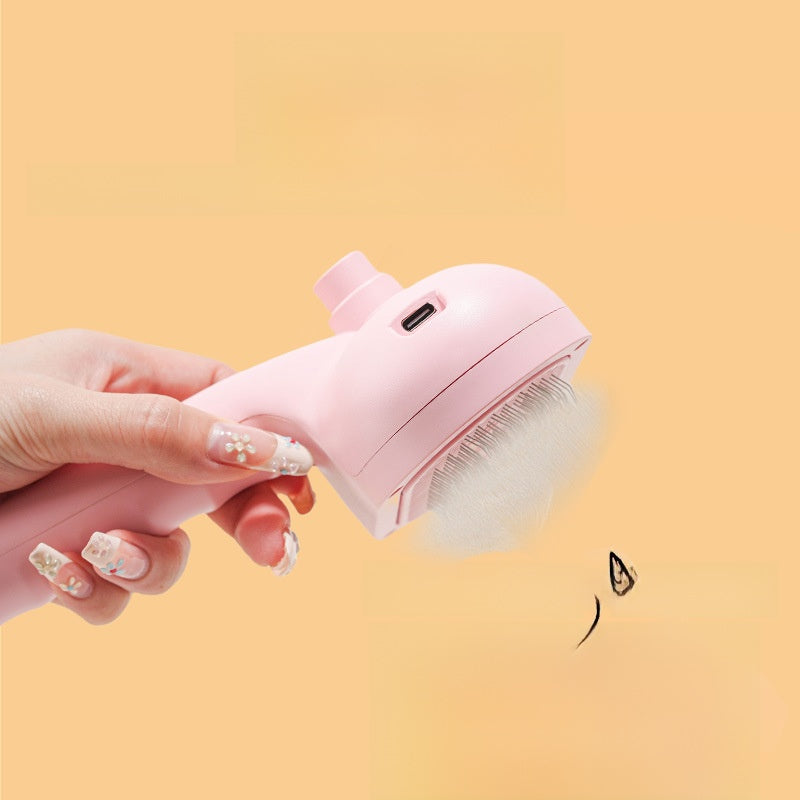 Double-Ended Spray Grooming Comb with Stainless Steel Pins