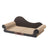 Extra large sofa style corrugated cat scratching lounger, view 2