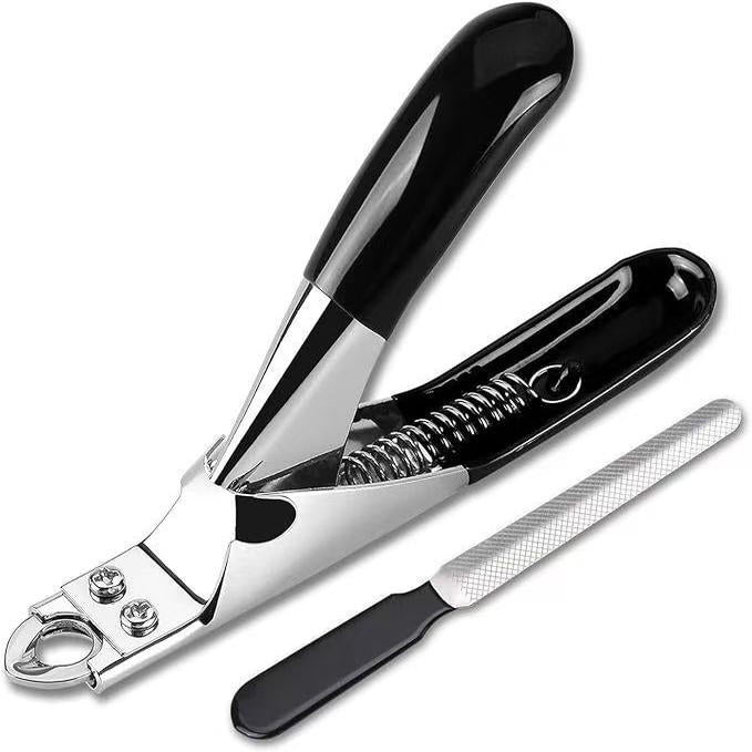 Stainless Steel Dog Nail Clippers with Safety Guard