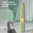 Compact Pet Hair Trimmer with Rounded Ceramic Blade