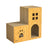 Two storey cardboard cat house with stairs and platform, photo 4 of 5