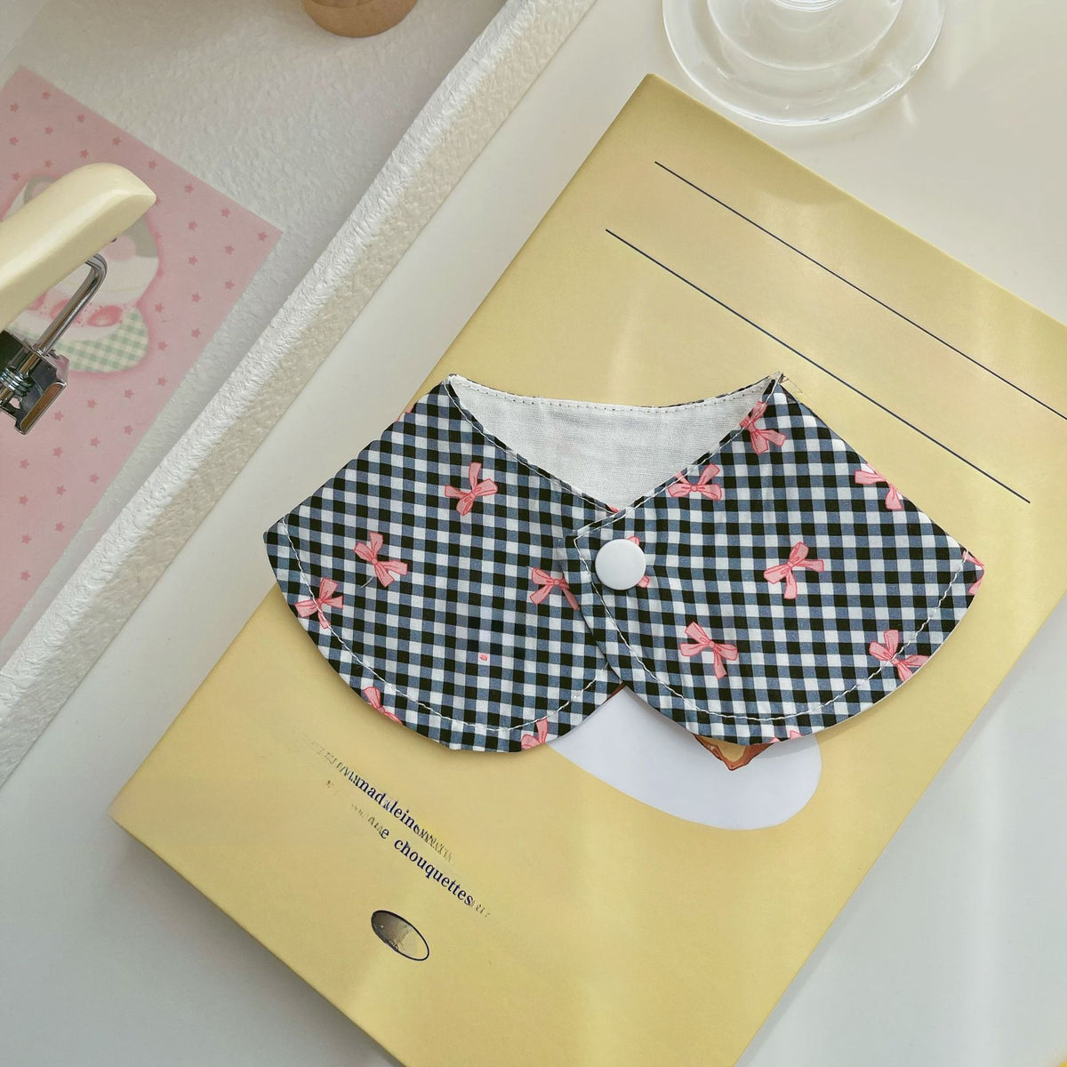 Cotton bow bib scarf for dogs and cats, available in 4 colours, image 15
