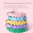 Silicone pet collar with alphabet letters in Dragon Fruit Collar, in a home setting