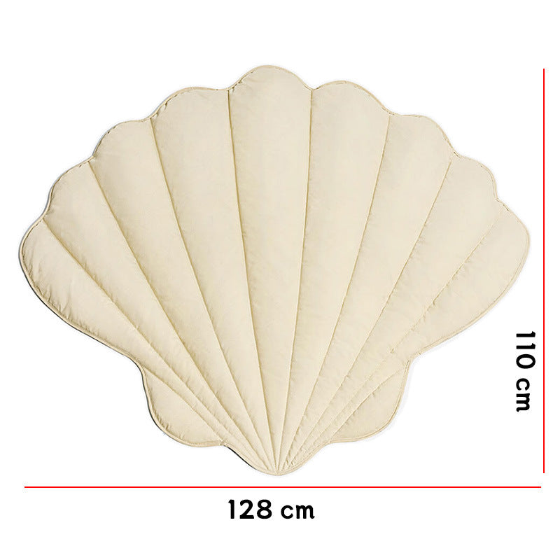 Leaf-shaped padded pet mat for cats and dogs, product gallery photo