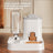 Elevated Cat Feeder and Water Bowl Combo with Dual Bowls and Smart Sensor
