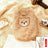 Sherpa fleece bear dog vests in blue, yellow and brown with leads