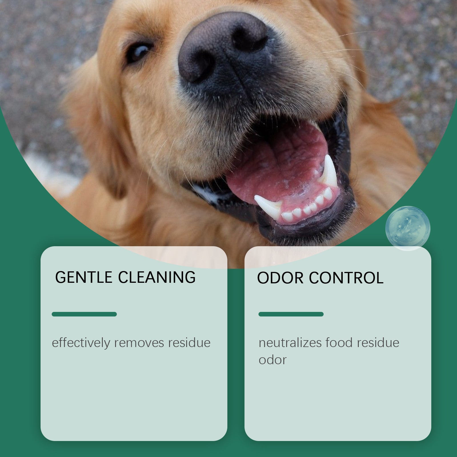 Dog Dental Cleaning Powder for Fresh Breath and Plaque Care