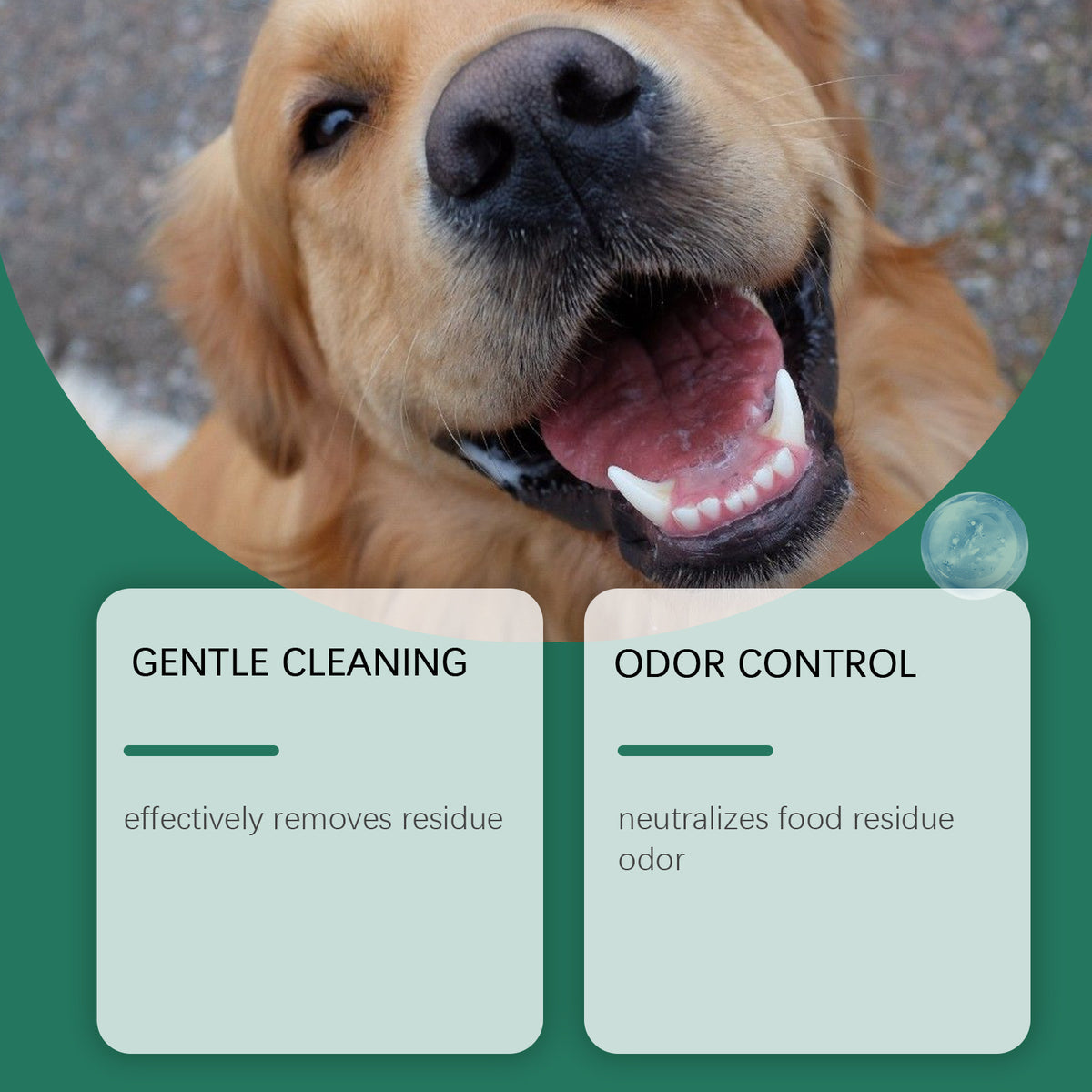 Dog Dental Cleaning Powder for Fresh Breath and Plaque Care