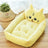 Cartoon Animal Pet Nest Bed, Soft Padded Mat for Cats and Dogs