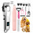 Cordless Electric Pet Clipper with Titanium Alloy Blades