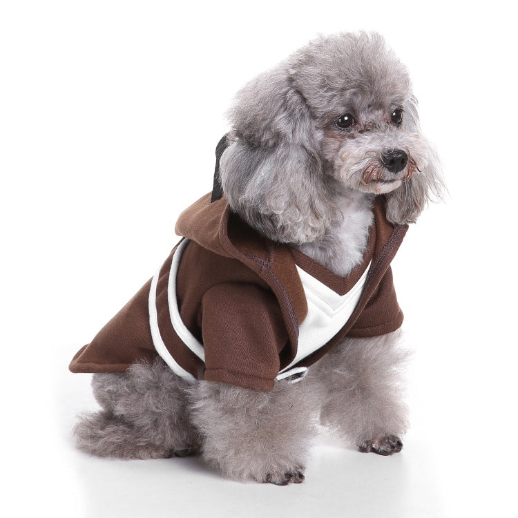 Warm themed pet costumes in festive and character designs