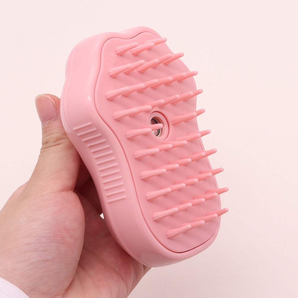 Pet spray grooming brush with water mist, detail photo 3