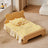 Removable washable pet bed with cute print, second detail photo