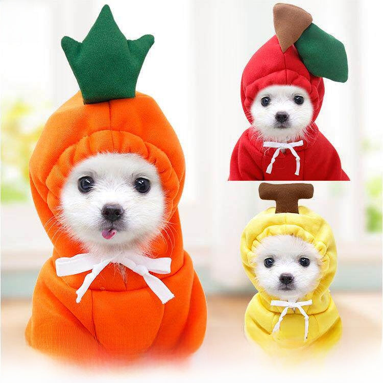 Fleece fruit hoodie for dogs and cats, available in 5 styles, image 5