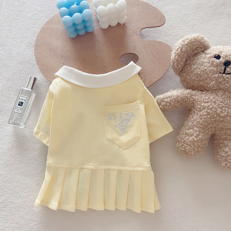 Cotton dog polo shirt and skirt dress, available in 4 styles, image 9
