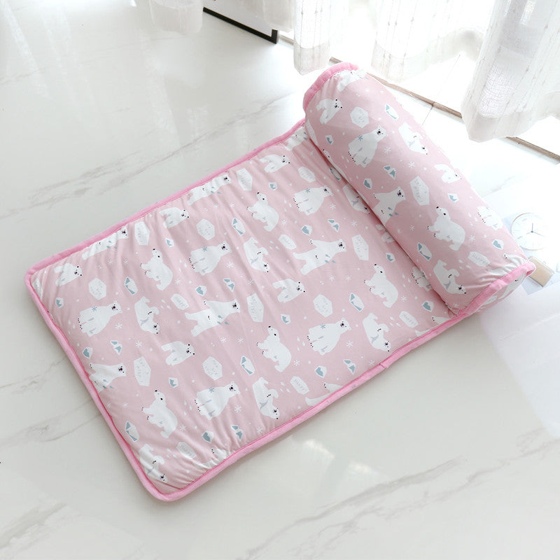 Ice silk pet cooling mat with built-in pillow, photo 12 of 15