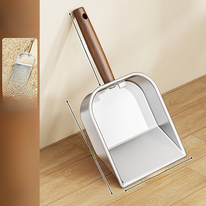 Long Handle Cat Litter Shovel in Stainless Steel or Plastic