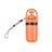 Dog poop picker with claw grabber and bag dispenser in Orange