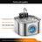 Stainless Steel Wireless Pet Water Fountain