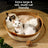 Brown cotton rope and rattan pet nest for small dogs