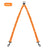 Tangle free twin dog lead shown in bright colour options