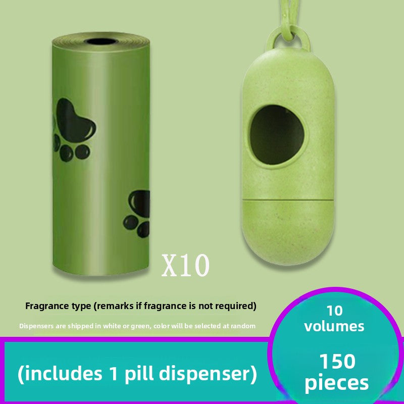 Biodegradable Dog Poop Bags with Dispenser, Thick Leak-Proof