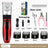 Cordless Pet Hair Trimmer, 6500 RPM with Comb and Scissor Options