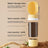 Portable Leakproof Dog Feeding Cup with Combined Water and Food Compartments