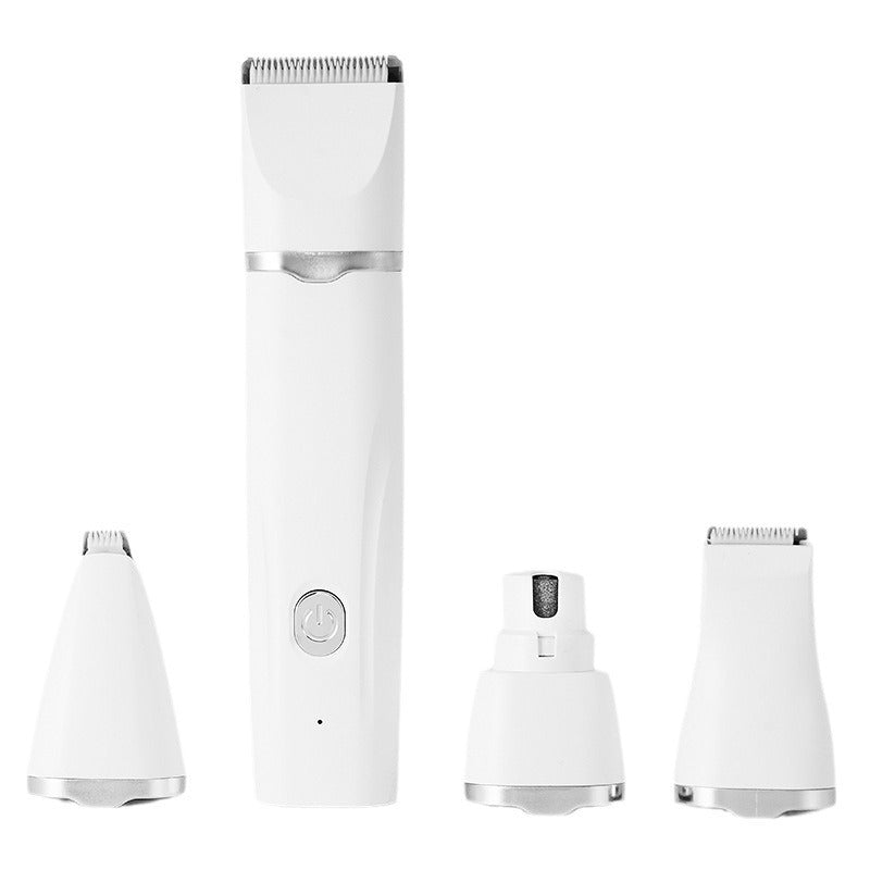 4-in-1 Pet Grooming Clipper with Nail Grinder Attachment