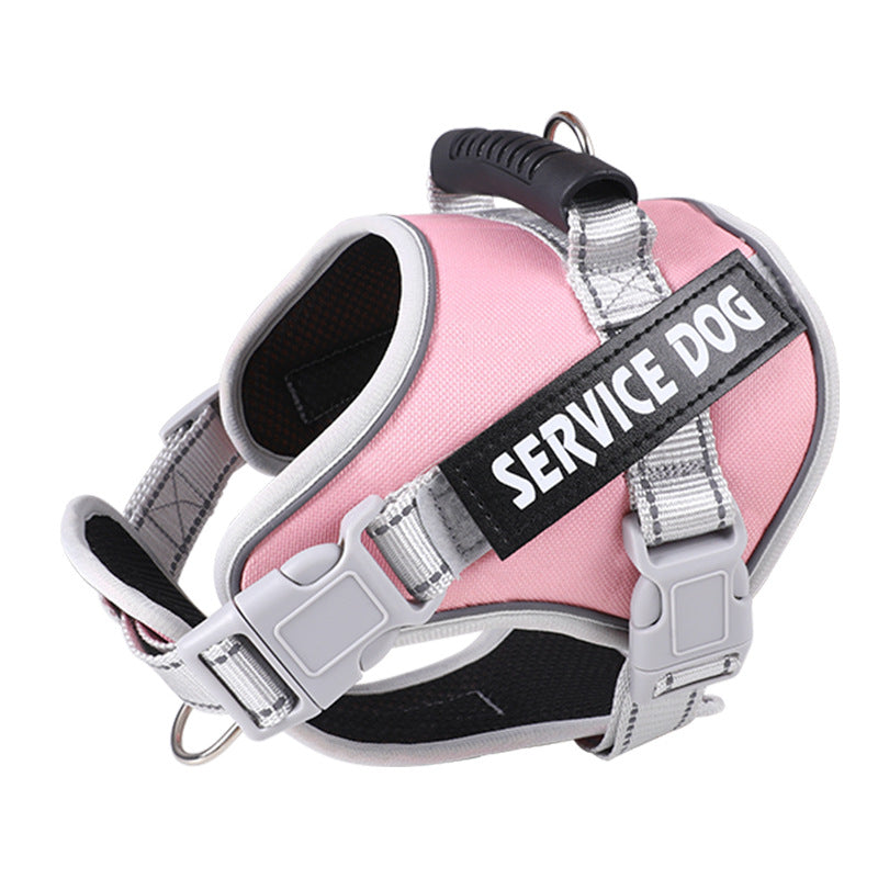 Reflective vest dog harness, 6 sizes available from Pet Royale UK